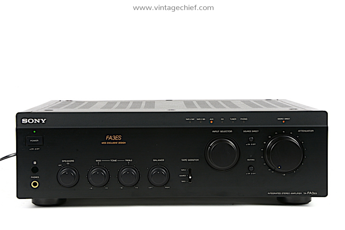 SONY プリメインアンプ　TA-FA3ES High End Sony TA-FA3ES Amplifier | Black | Phono | Sony ES