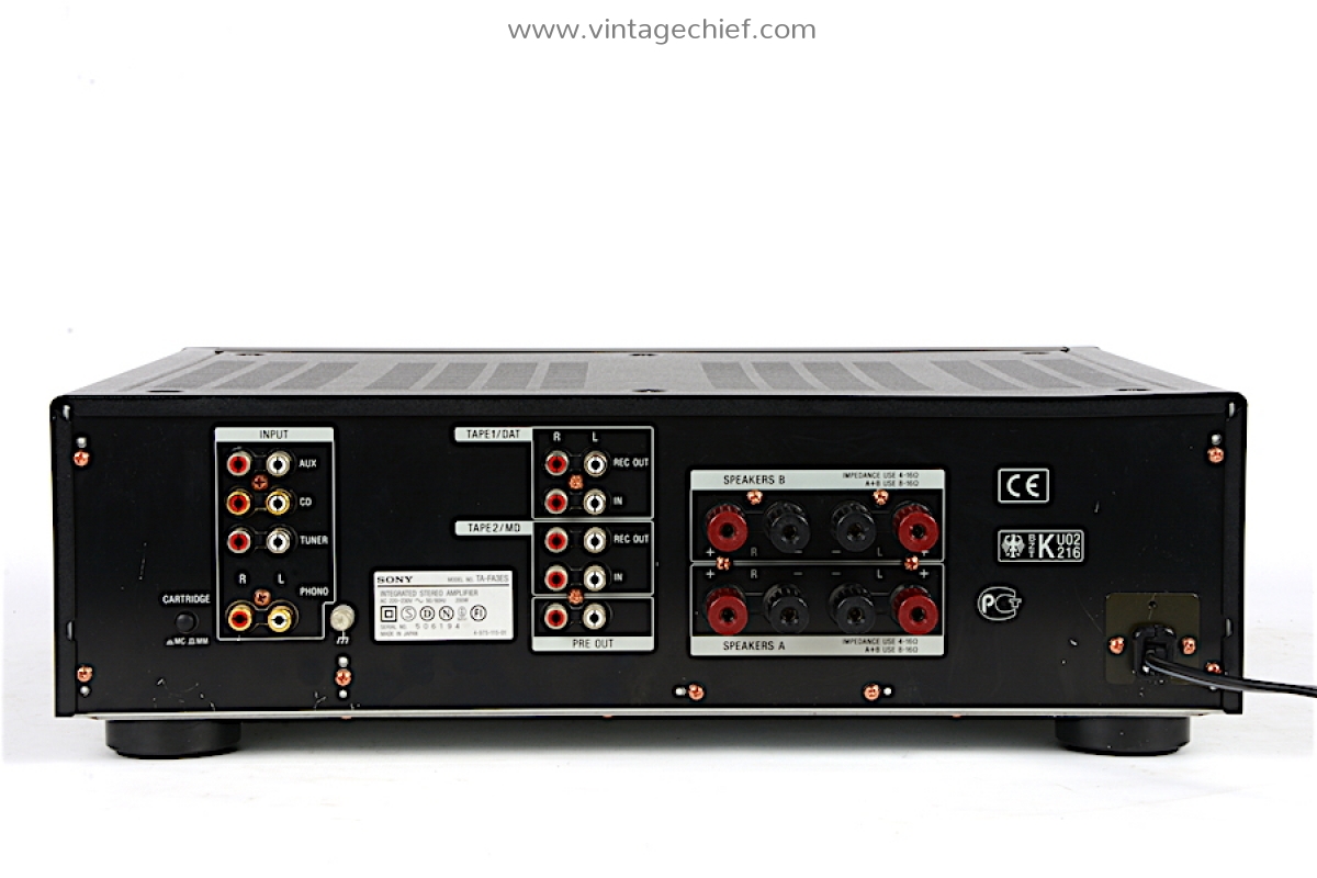 High End Sony TA-FA3ES Amplifier | Black | Phono | Sony ES