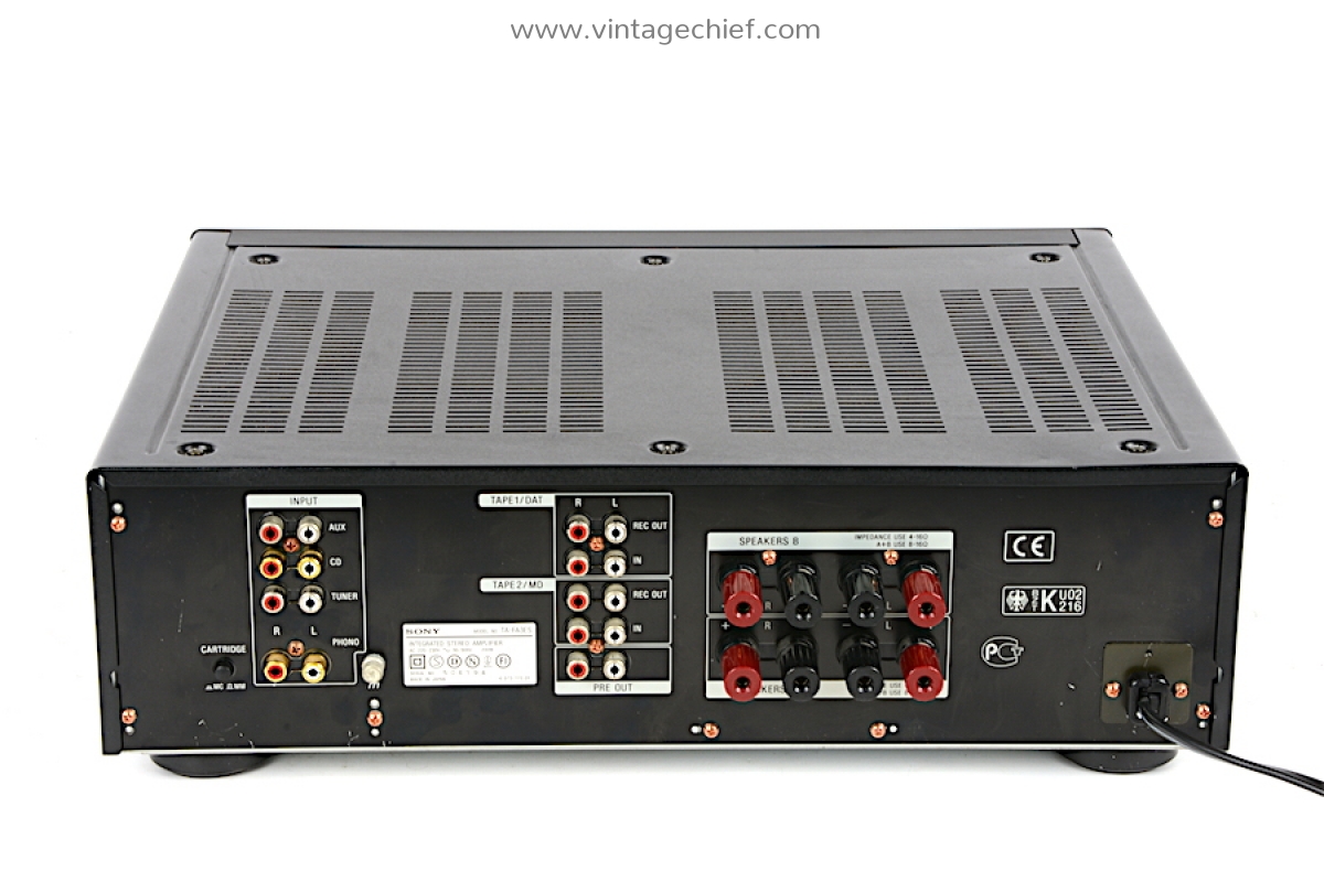 High End Sony TA-FA3ES Amplifier | Black | Phono | Sony ES