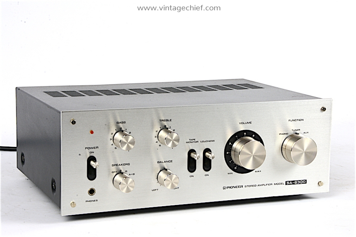 Pioneer SA-6300 Stereo Amplifier - Powers On - AS IS
