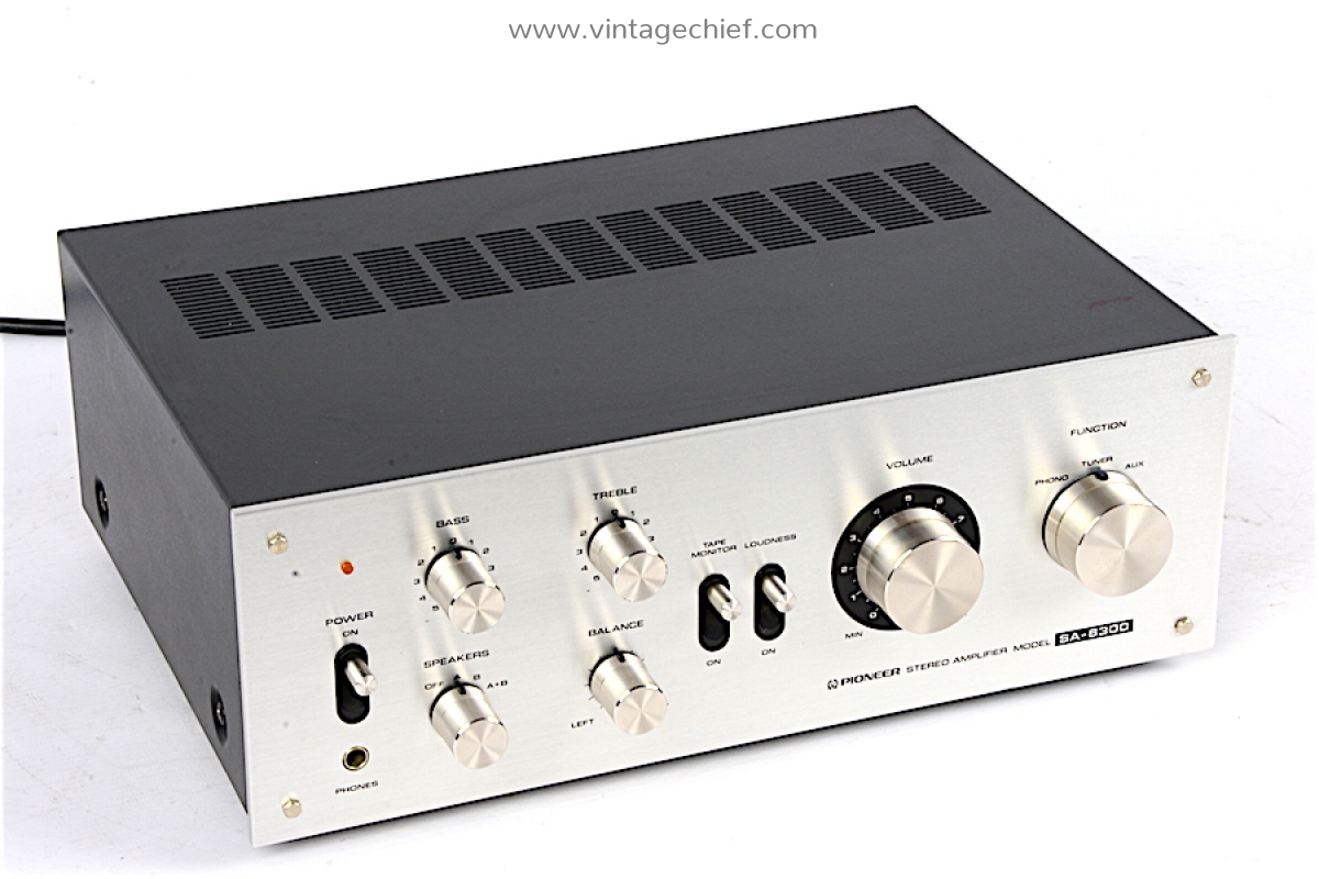 Pioneer SA-6300 Amplifier | Phono | Stereo | Audio | HiFi