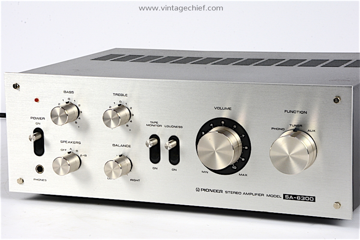 pioneer sa-6300 アンプ Pioneer SA-6300 Stereo Amplifier - Powers On - AS IS