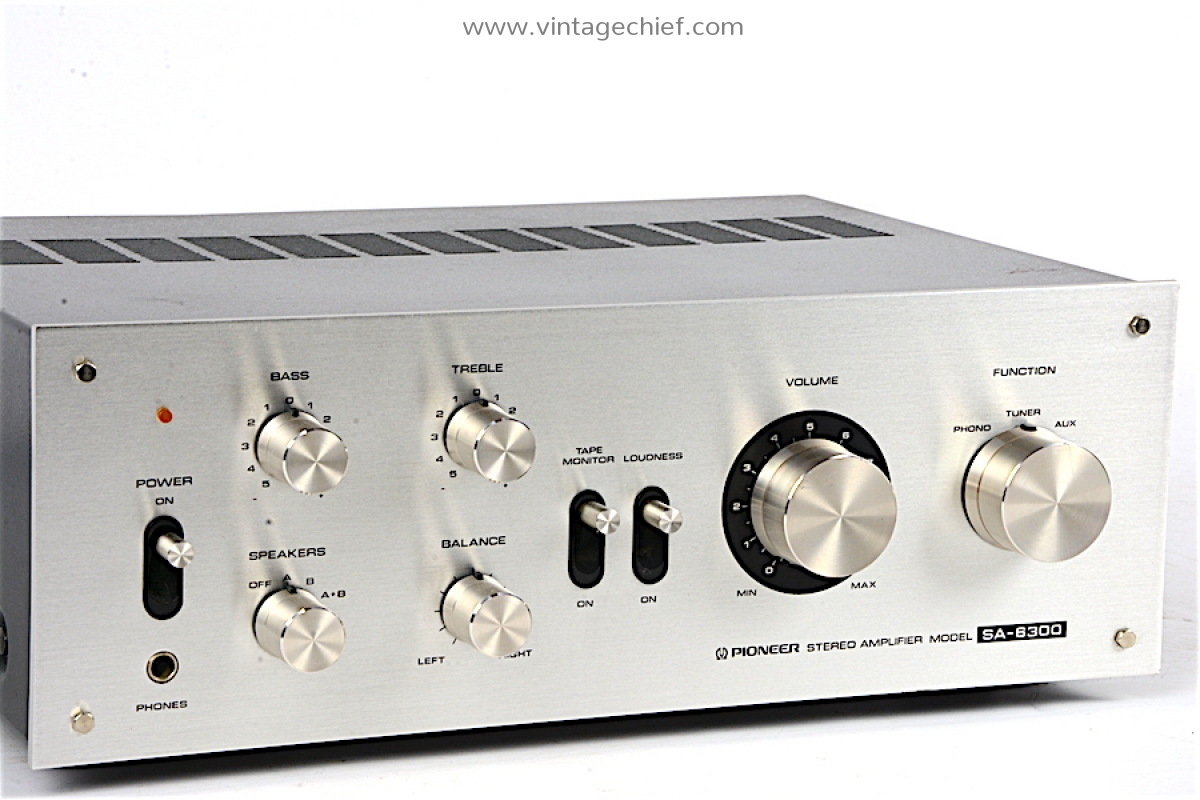 Pioneer SA-6300 Amplifier | Phono | Stereo | Audio | HiFi
