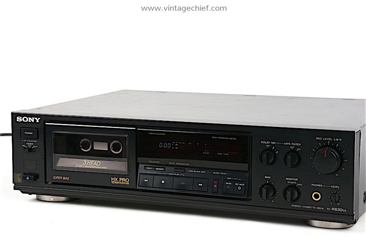 Sony TC-K630ES Cassette Deck | 3 Head | Sony ES | Sony Tape Deck