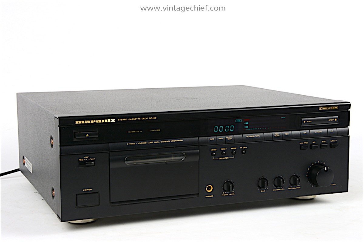 Marantz SD-60 Cassette Deck + Manual | 3 Head | Dual Capstan | Tape
