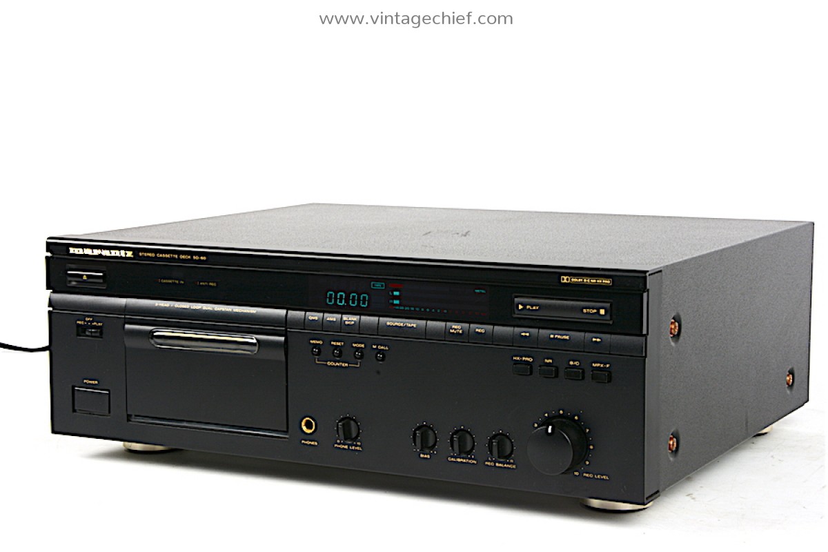 Marantz SD-60 Cassette Deck + Manual | 3 Head | Dual Capstan | Tape
