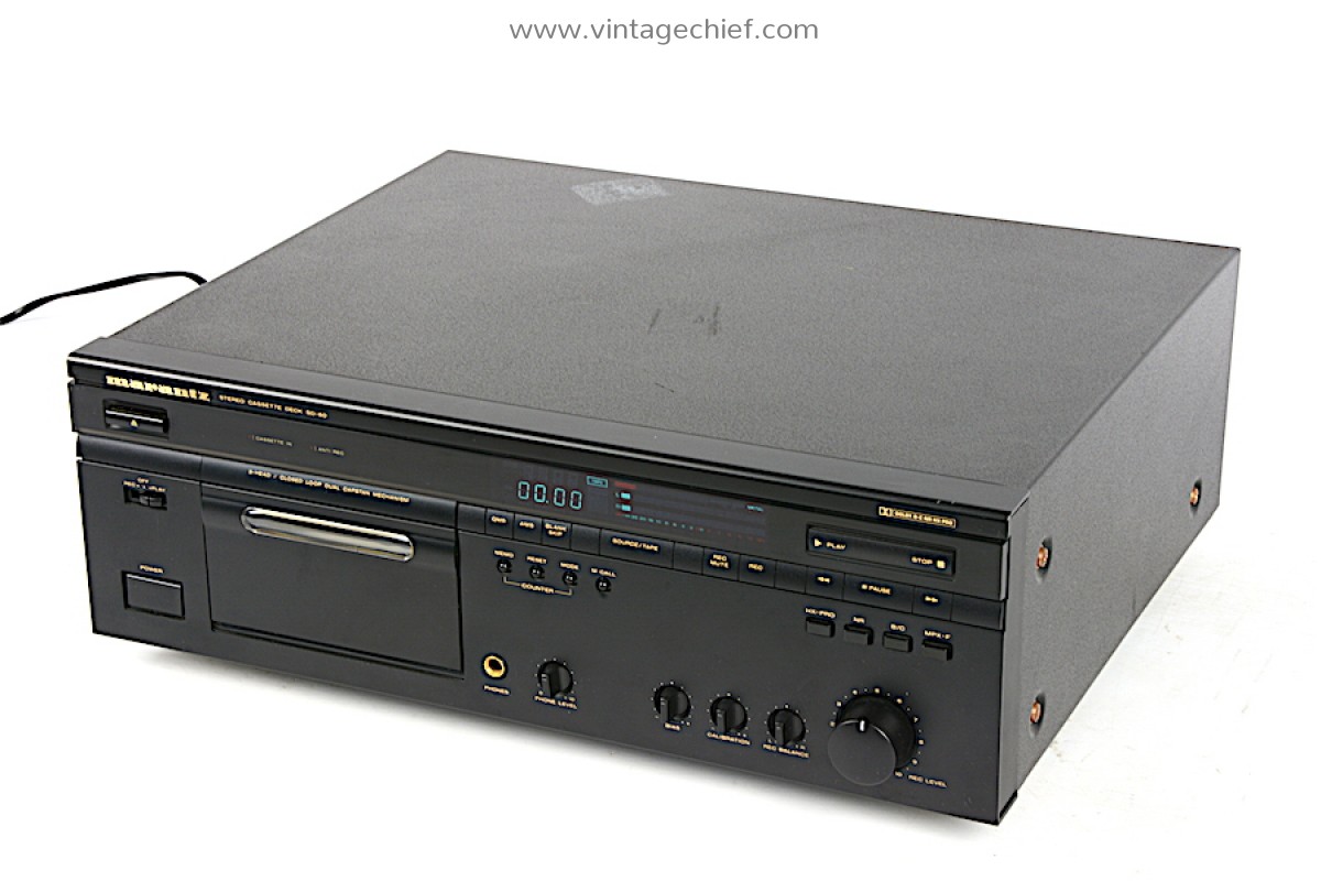Marantz SD-60 Cassette Deck + Manual | 3 Head | Dual Capstan
