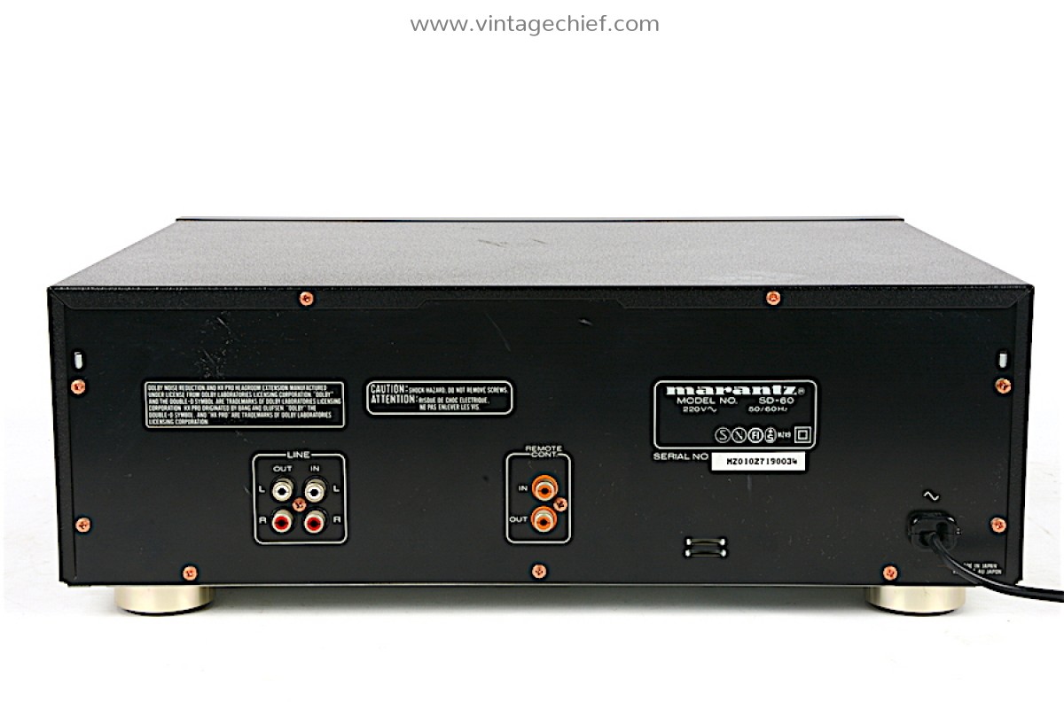 marantz SD-60 カセットデッキ marantz SD-60: 昭和カセットデッキ研究所