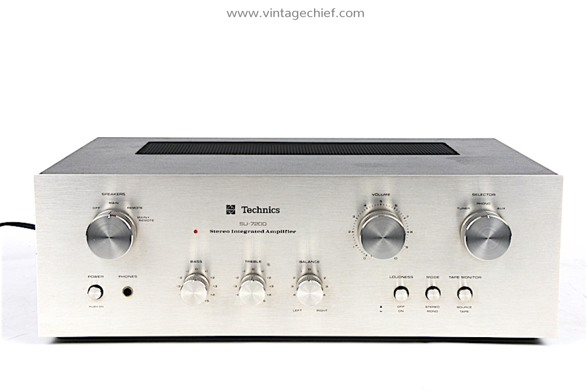 Technics SU-7200 Amplifier - Phono - Vintage Audio - Stereo