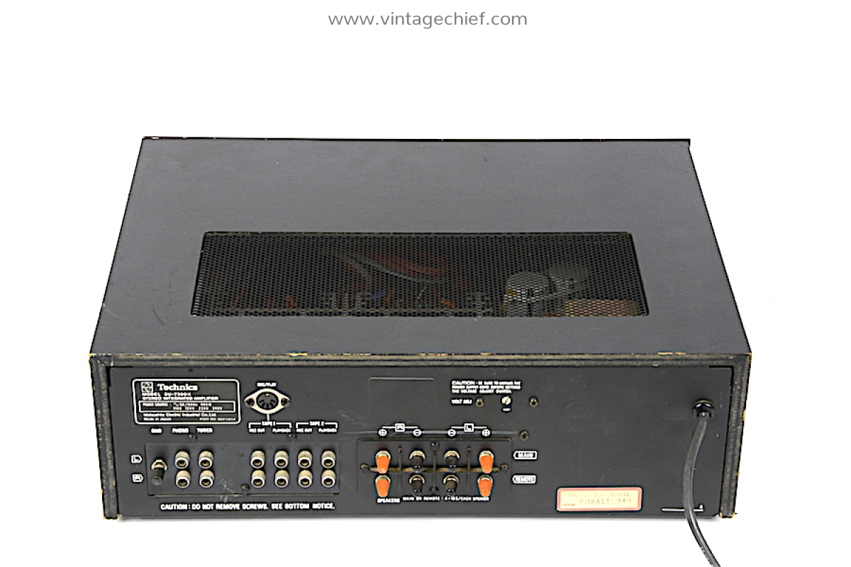Technics SU-7300K Amplifier | VU Meters | Phono