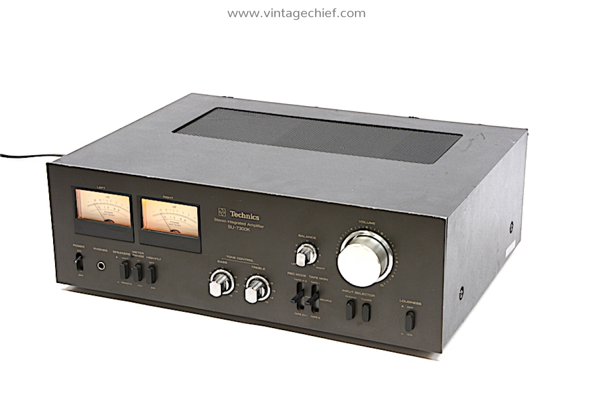 Technics SU-7300K Amplifier | VU Meters | Phono