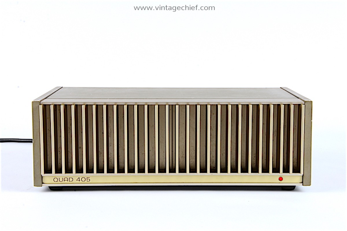 ☆希少 名機 QUAD 405 power amplifier 送料無料！ Quad 405-2 + quad 44 - Quad Pre + power ampli for sale on Hi