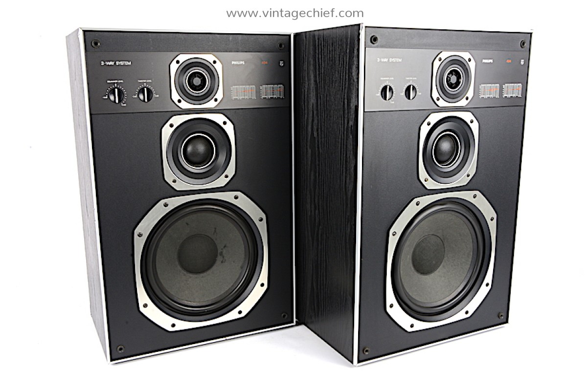 Vintage philips speakers top