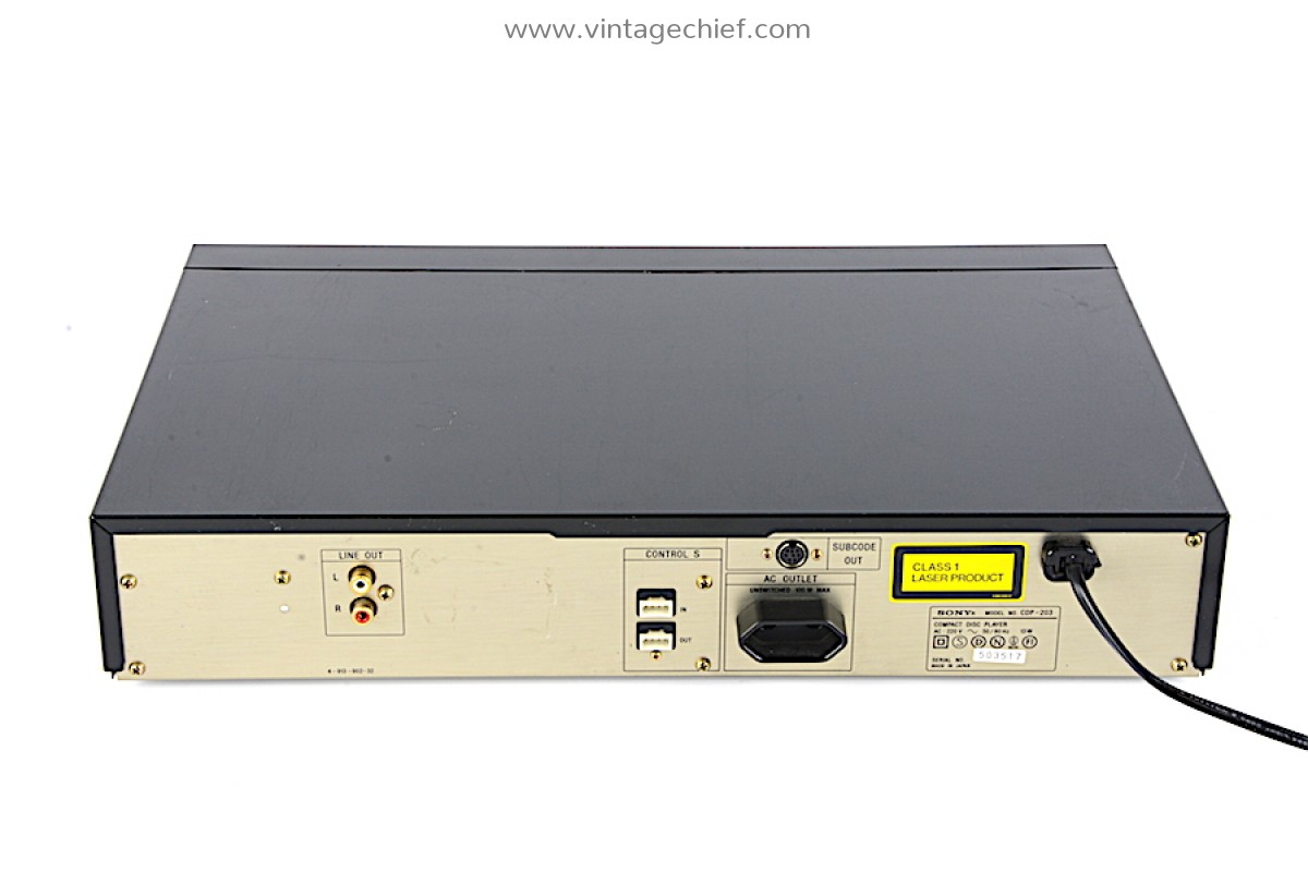 【希少・動作品】SONY CDP-203 CDプレーヤー　ソニー CDP-203 | ジャンク修理日記