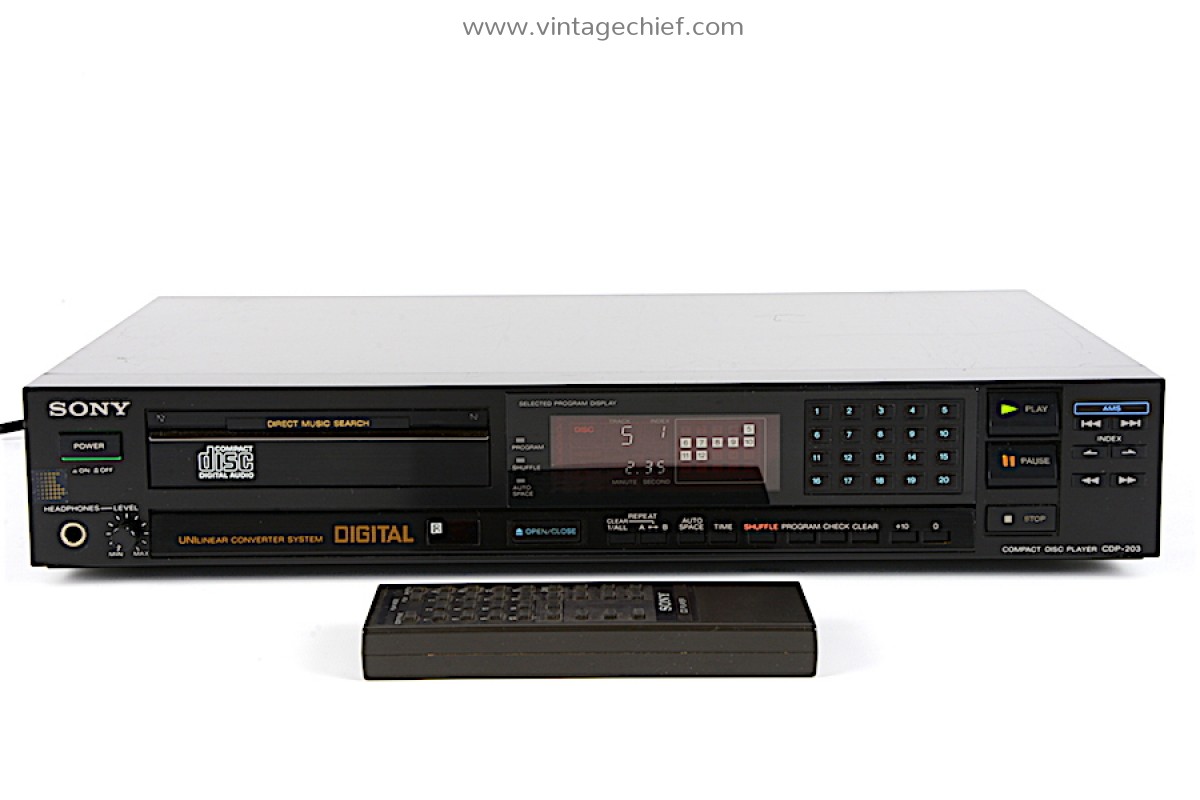 【希少・動作品】SONY CDP-203 CDプレーヤー　ソニー SONY CDP-203の仕様 ソニー