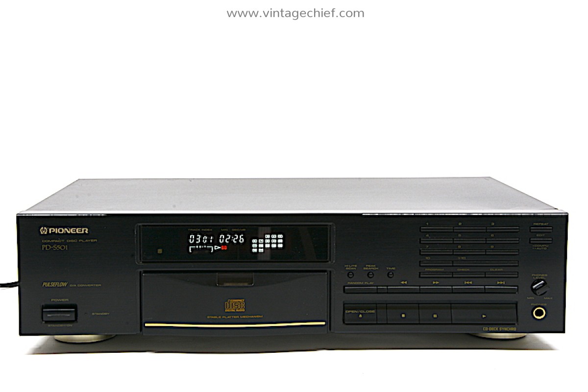 Pioneer PD-S501 CD Player - Stable Platter