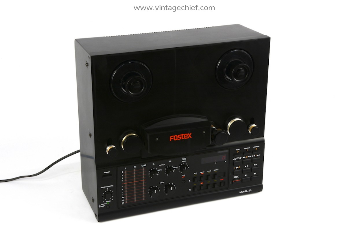 Fostex Model 20 Tape Recorder + Manual, 2 Track