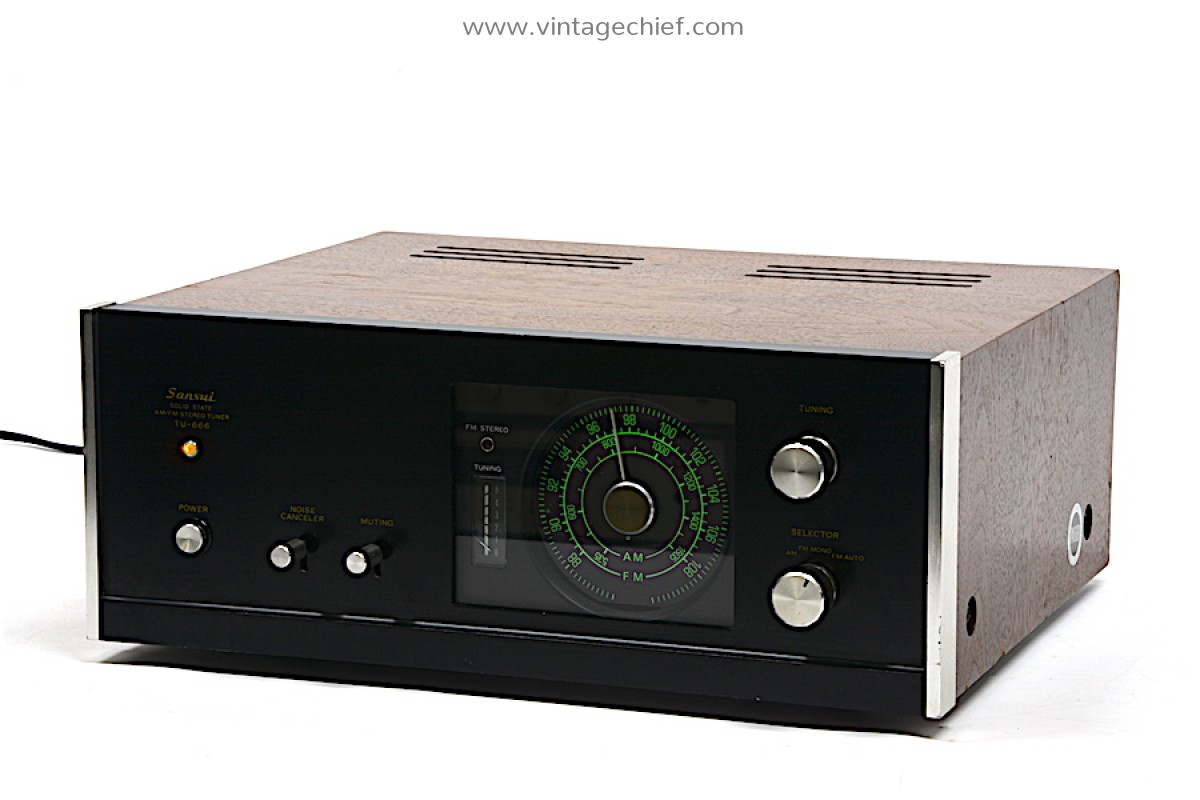 Sansui TU-666 FM AM Tuner | Round Dial