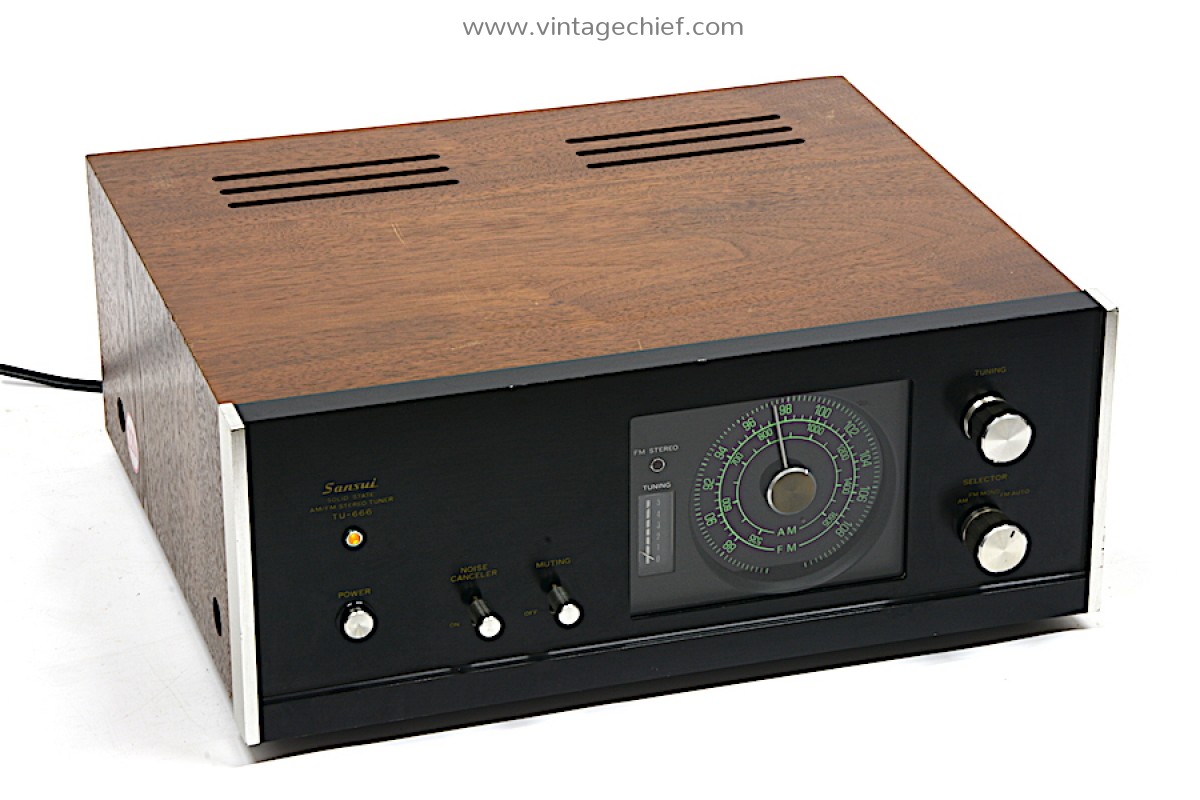 Sansui TU-666 FM AM Tuner | Round Dial