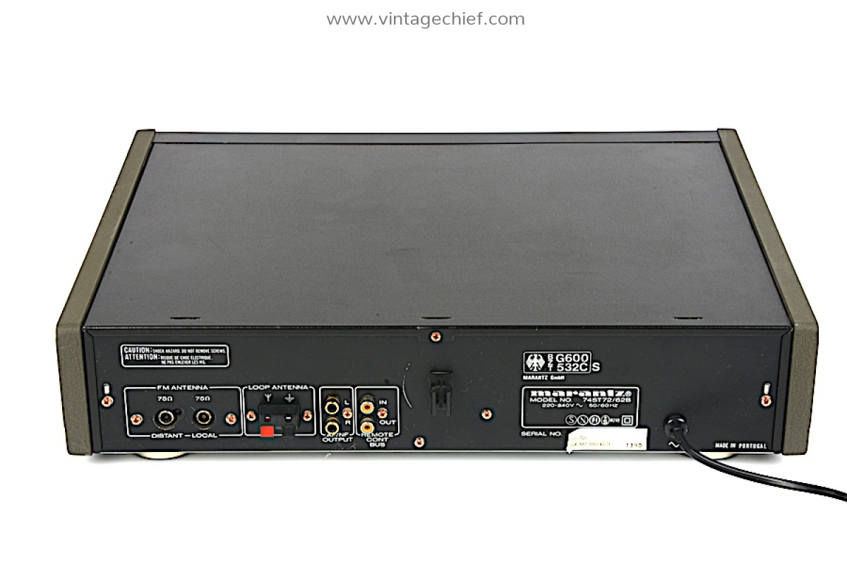 Marantz ST-72L FM AM LW RDS Tuner + ZAMAC Side Panels | Black