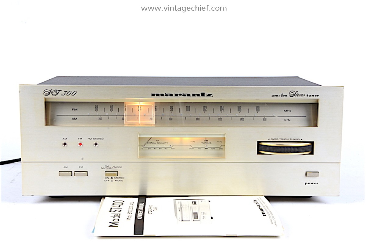 Marantz ST-300 FM AM Tuner + Manual | Vintage | Radio