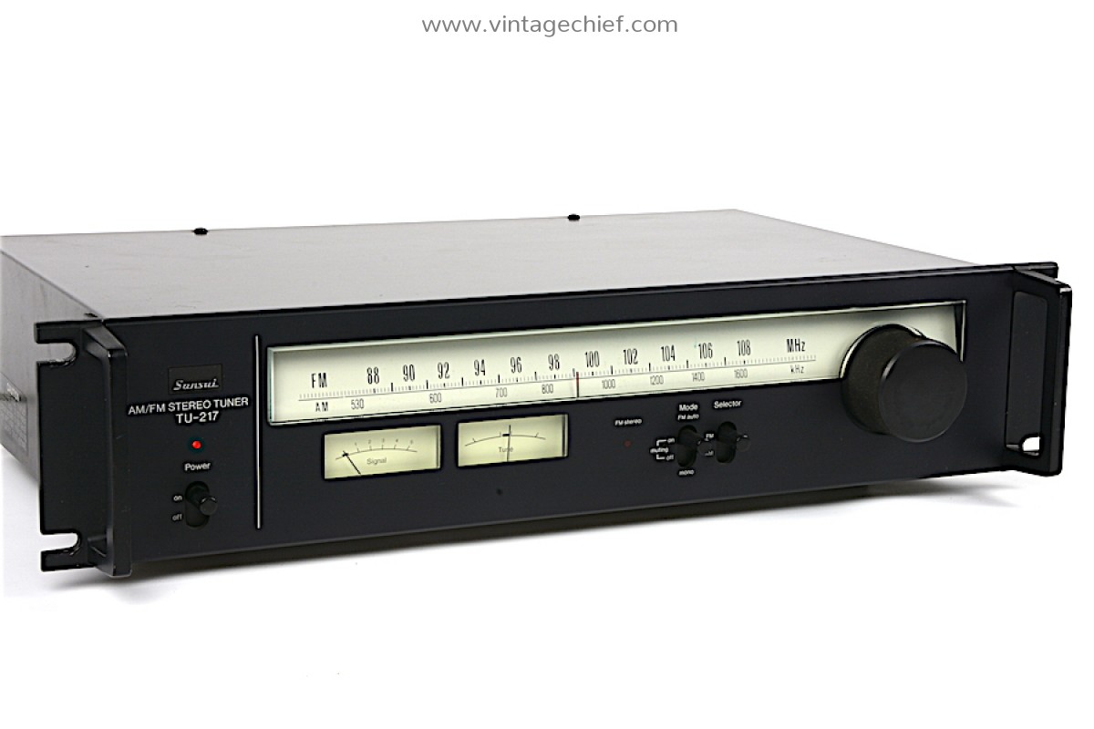 Sansui TU-217 FM AM Tuner With Rack Handles