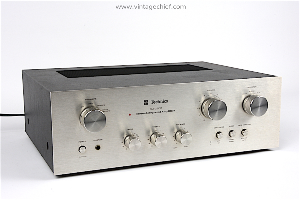 Technics アンプ SU-7600 Technics SU-7600 Stereo Integrated Amplifier Retro Good | eBay