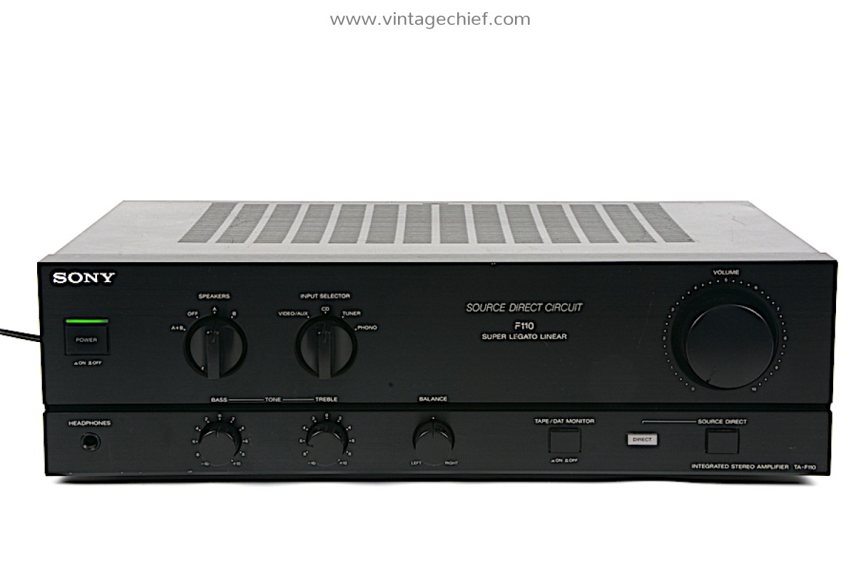 Sony TA-F110 Super Legato Linear Amplifier - Phono