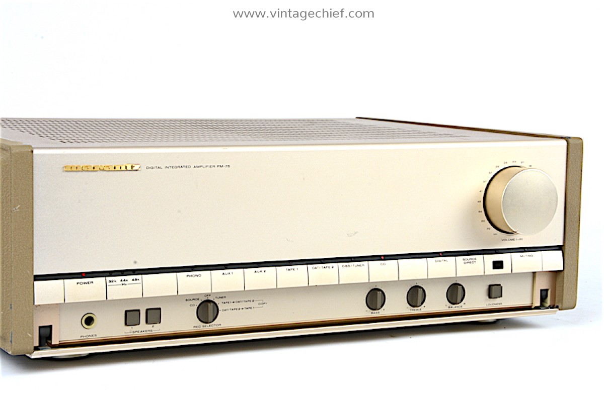 Marantz PM-75 Amplifier with Philips TDA1541A d/a converter