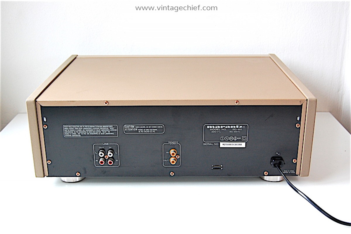 marantz SD-60 カセットデッキ marantz SD-60: 昭和カセットデッキ研究所