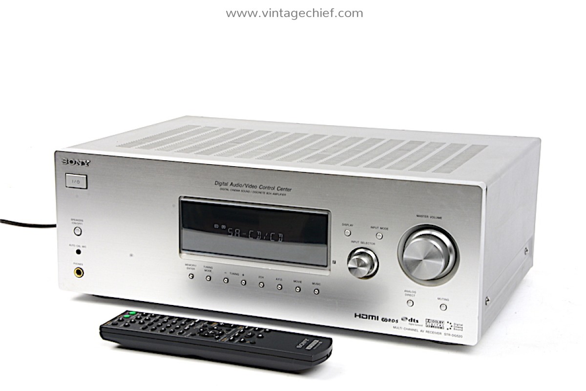 Sony Str Dg520 5 1 Receiver Remote Control 100 Watt Per Channel Hdmi