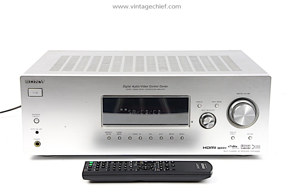 Sony STRDG520 5.1 Receiver + Remote Control 100 Watt Per Channel HDMI