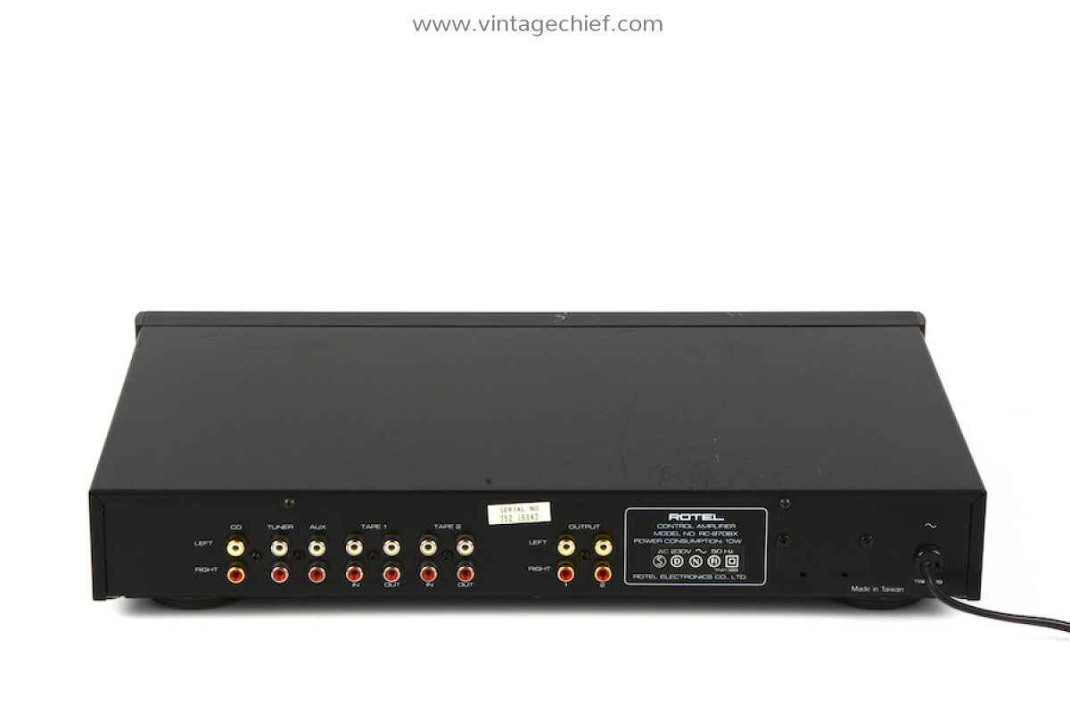 Audiophile Rotel RC-970BX Stereo Preamplifier | 5 Line Inputs | Tone ...