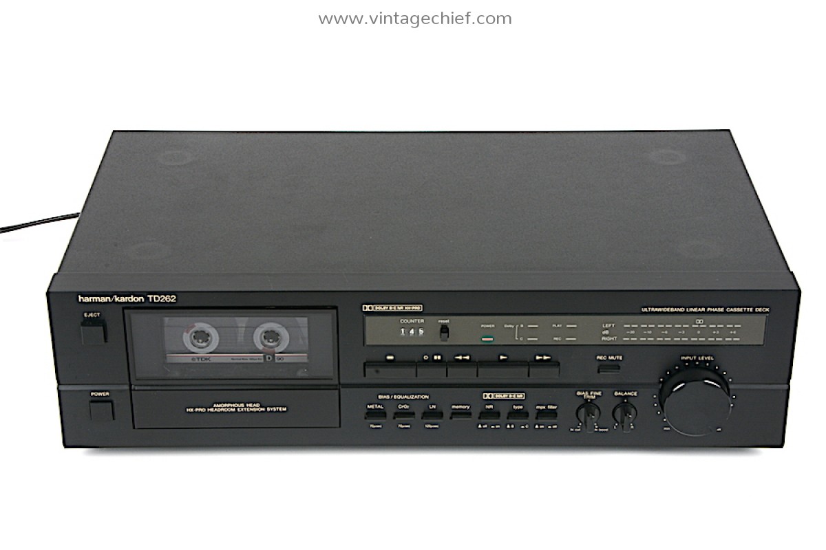 Harman Kardon TD262 Cassette Deck Harman Kardon TD262 Cassette Deck