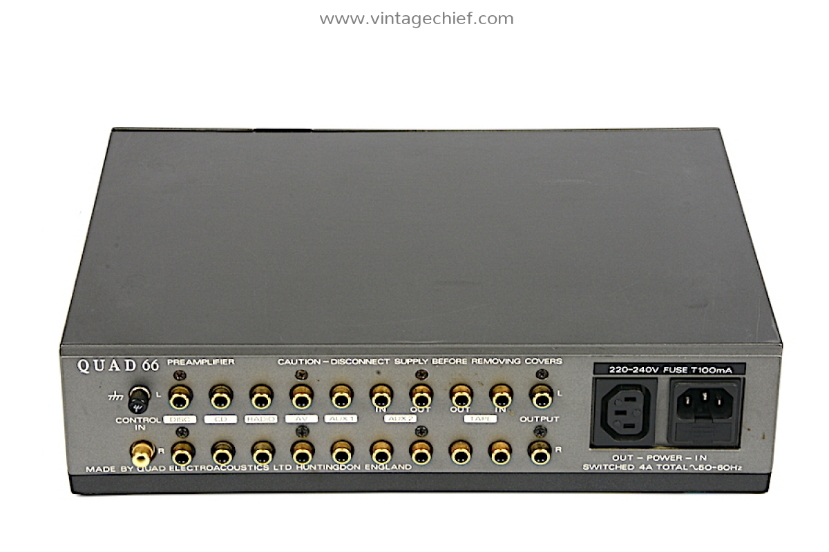 QUAD 66プリアンプ Quad 66 Preamplifier (with MC phono module)