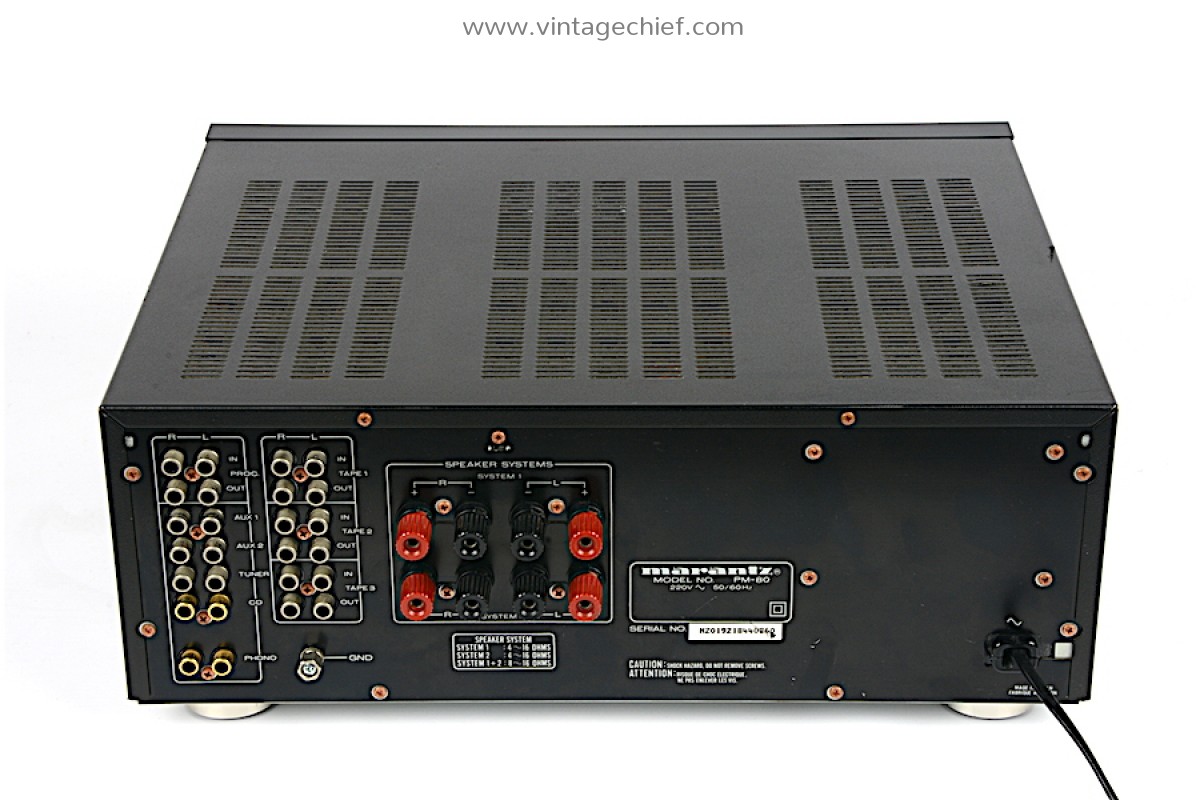 【2024】お歳暮・冬ギフト Marantz PM-80 Amplifier + Manual | Phono MM MC その他