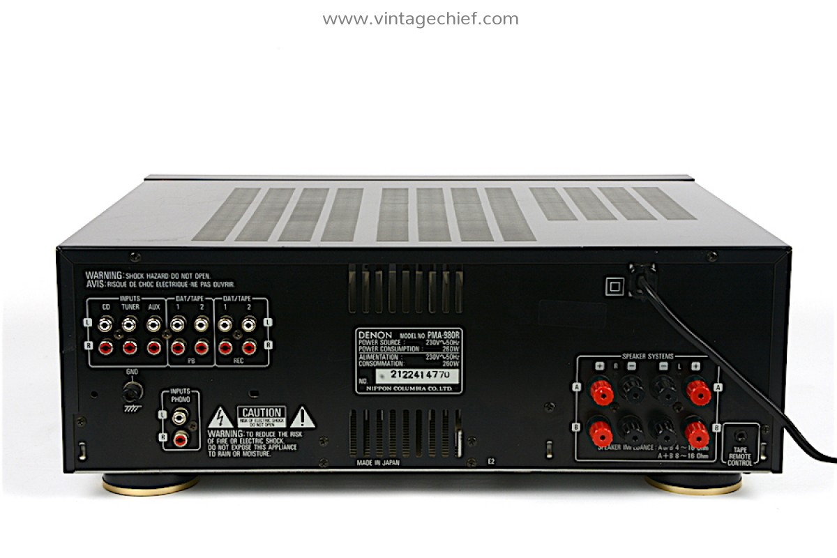 Denon PMA-980R Amplifier - Phono MM MC