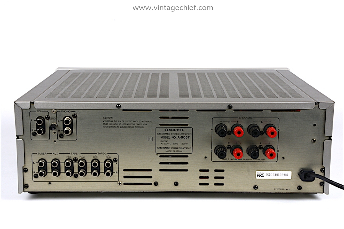 アンプ ONKYO INTGRATED AMPLIFIER ONKYO Integra A-817GTR Amplifier Silver For Repair VTG From