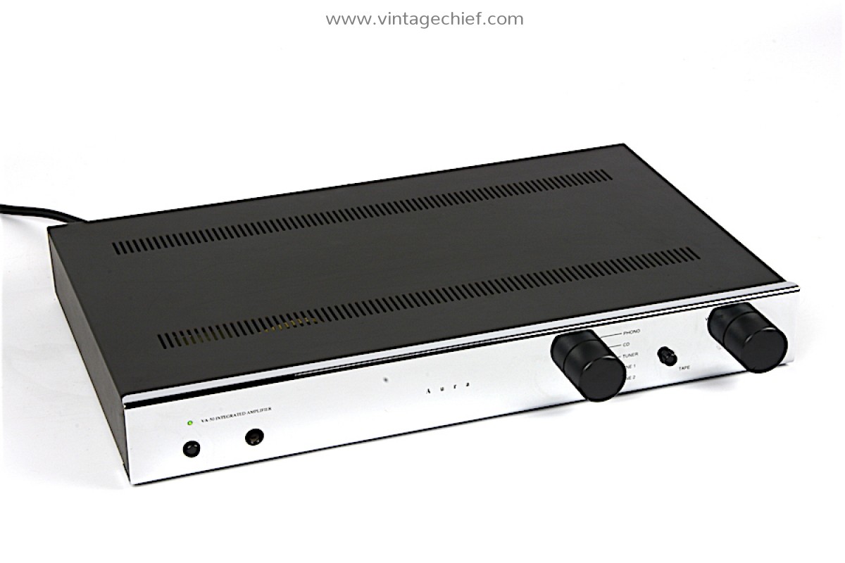 Audiophile Chrome Aura VA50 Amplifier With Phono