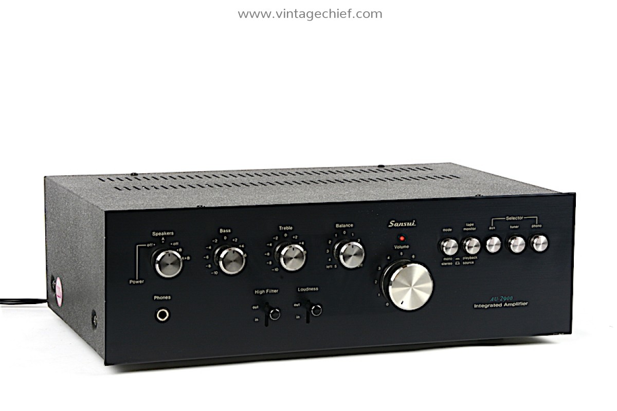 Sansui AU-2900 Amplifier | Phono | Stereo | Black