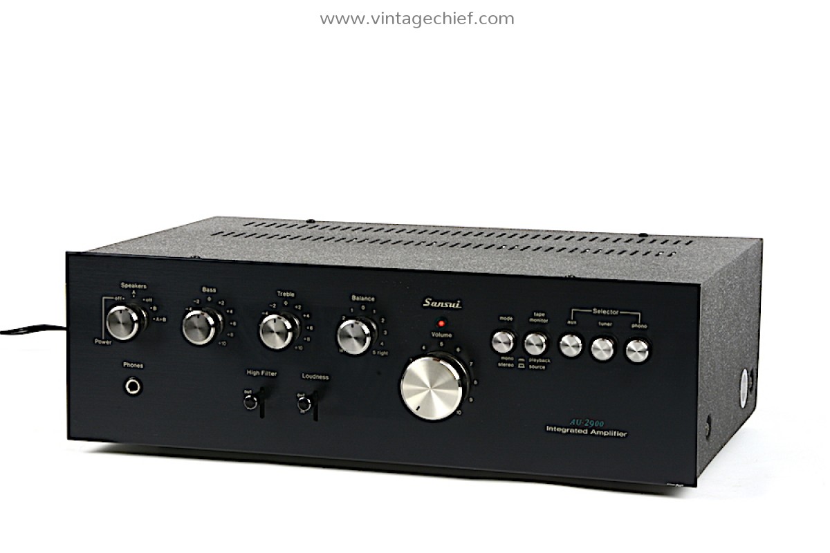 Sansui AU-2900 Amplifier | Phono | Stereo | Black