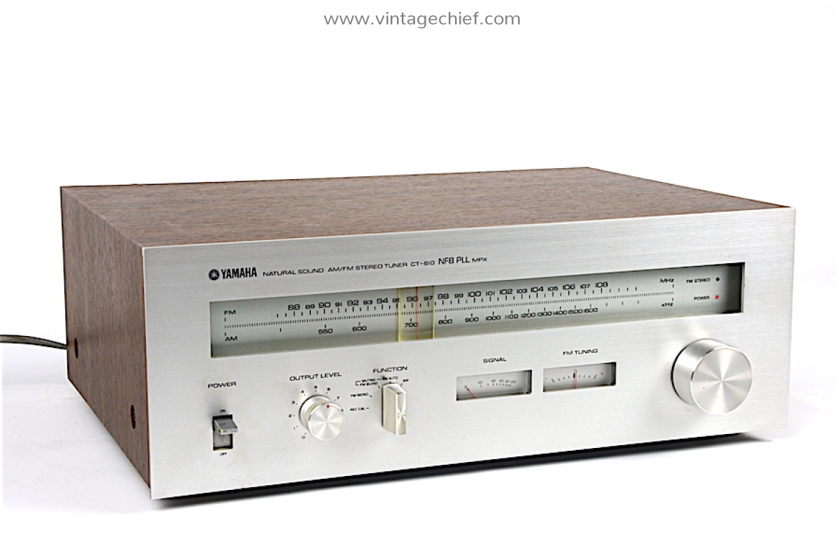 Yamaha CT-610 FM AM Tuner | Wooden Case | Vintage | Radio