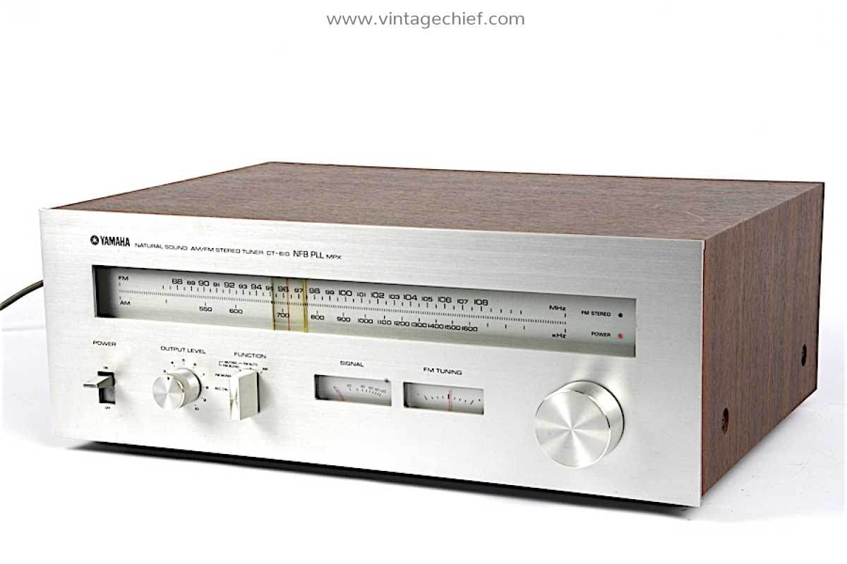 Yamaha CT-610 FM AM Tuner | Wooden Case | Vintage | Radio