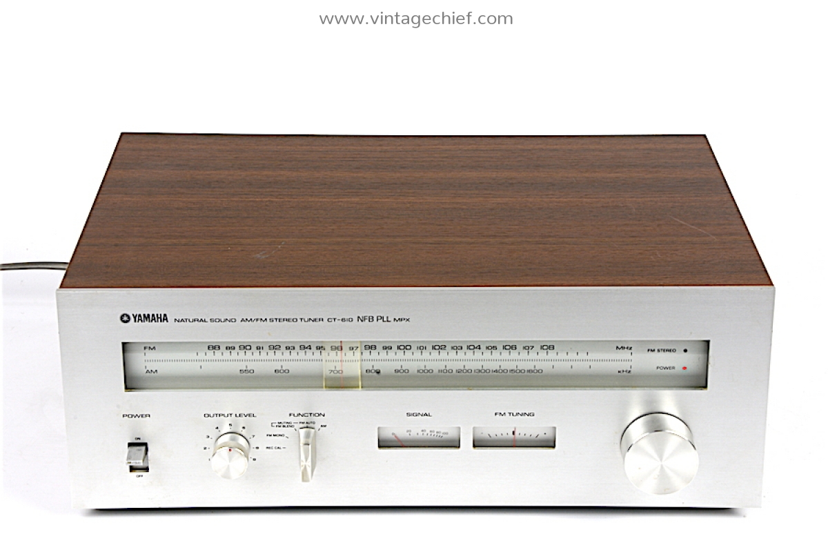 YAMAHA CT-800 AM/FM ステレオチューナー Yamaha CT-610 FM AM Tuner | Wooden Case | Vintage | Radio
