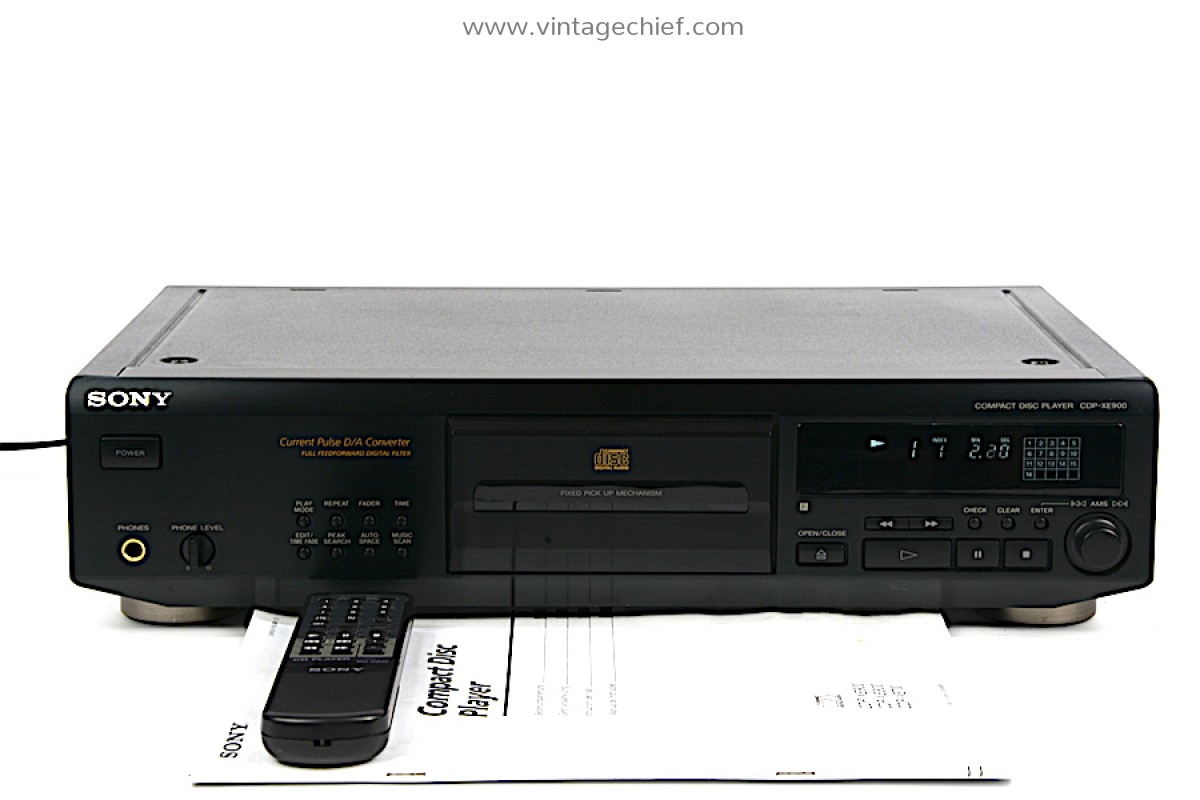 爆買い Player CD CDP-XE900 Sony + Pick Fixed Sony - Manual + Remote その他