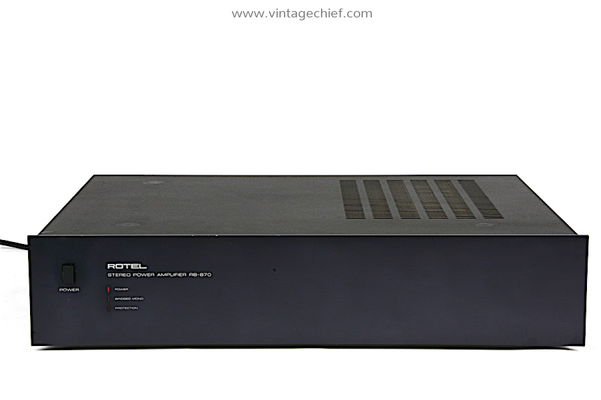 Rotel RB-870 Stereo Power Amplifier | 2 x 60 Watt | Vintage