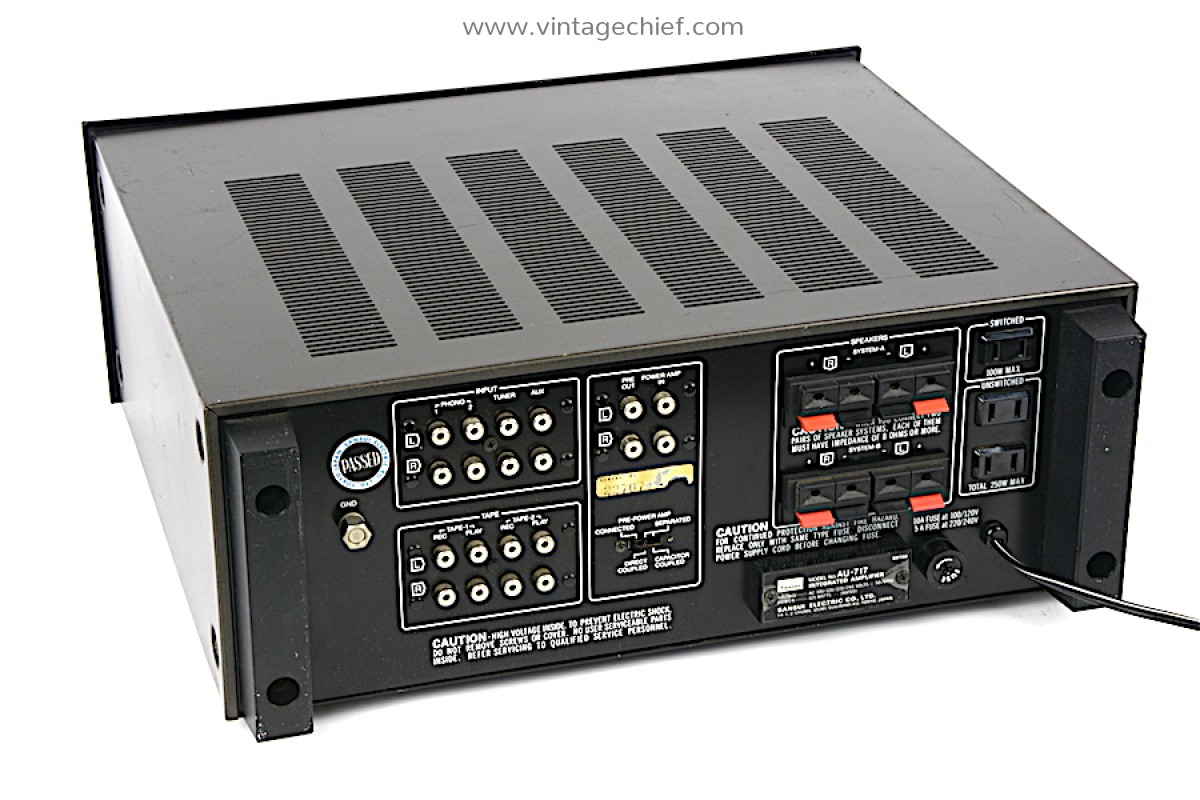 High End Sansui AU-717 Dual Mono Stereo Amplifier