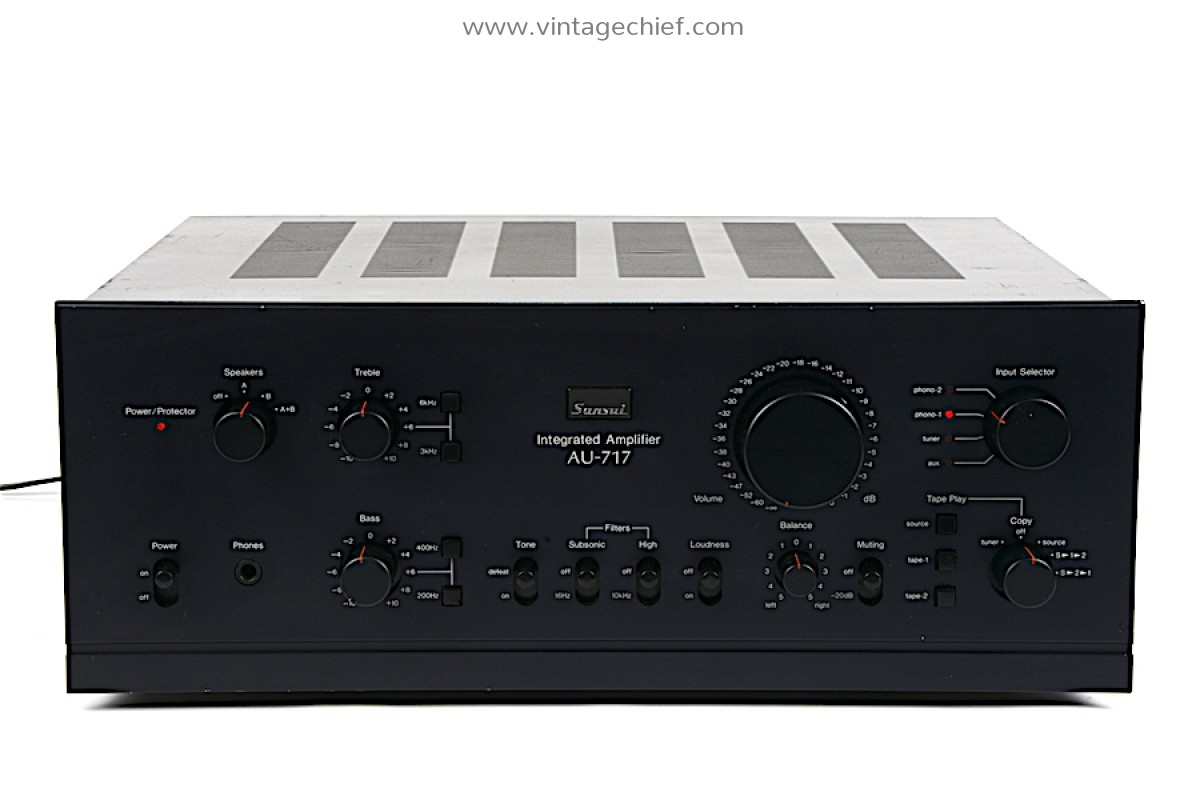 High End Sansui AU-717 Dual Mono Stereo Amplifier