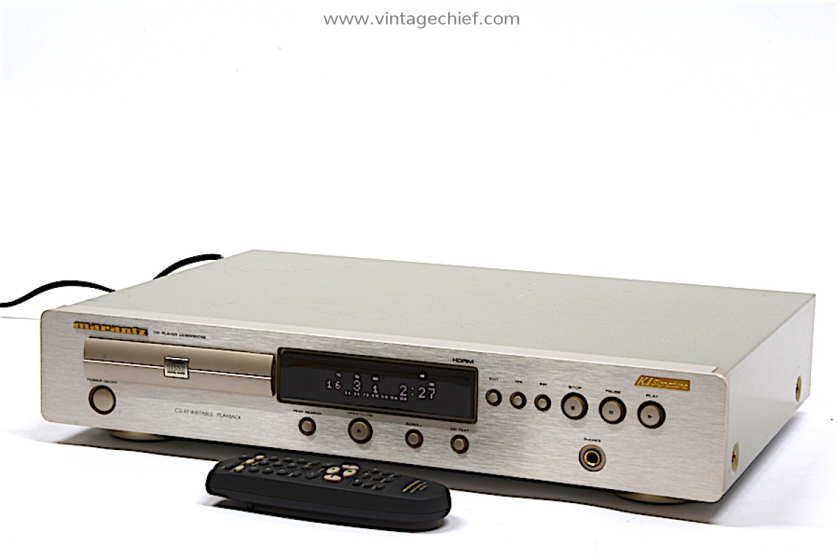 Champagne Marantz CD6000 OSE KISignature CD Player + Marantz RC6000CD