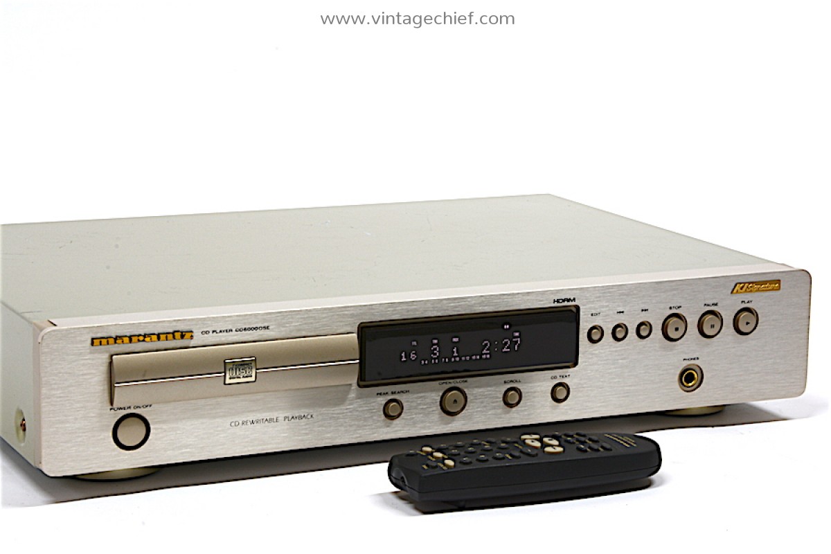 Champagne Marantz CD6000 OSE KI-Signature CD Player +